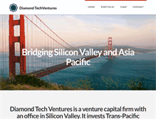 Tablet Screenshot of diamondtechventures.com